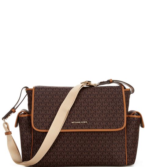 michael kors messenger bag travis|Michael Kors large signature bag.